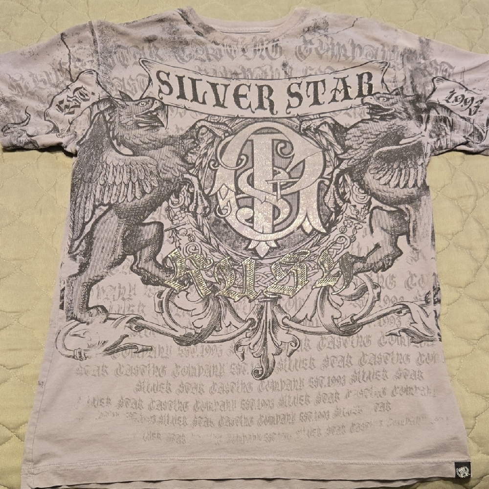 Silver Star Casting Co, Georges St-Pierre Graphic Men's Shirt - Gray
